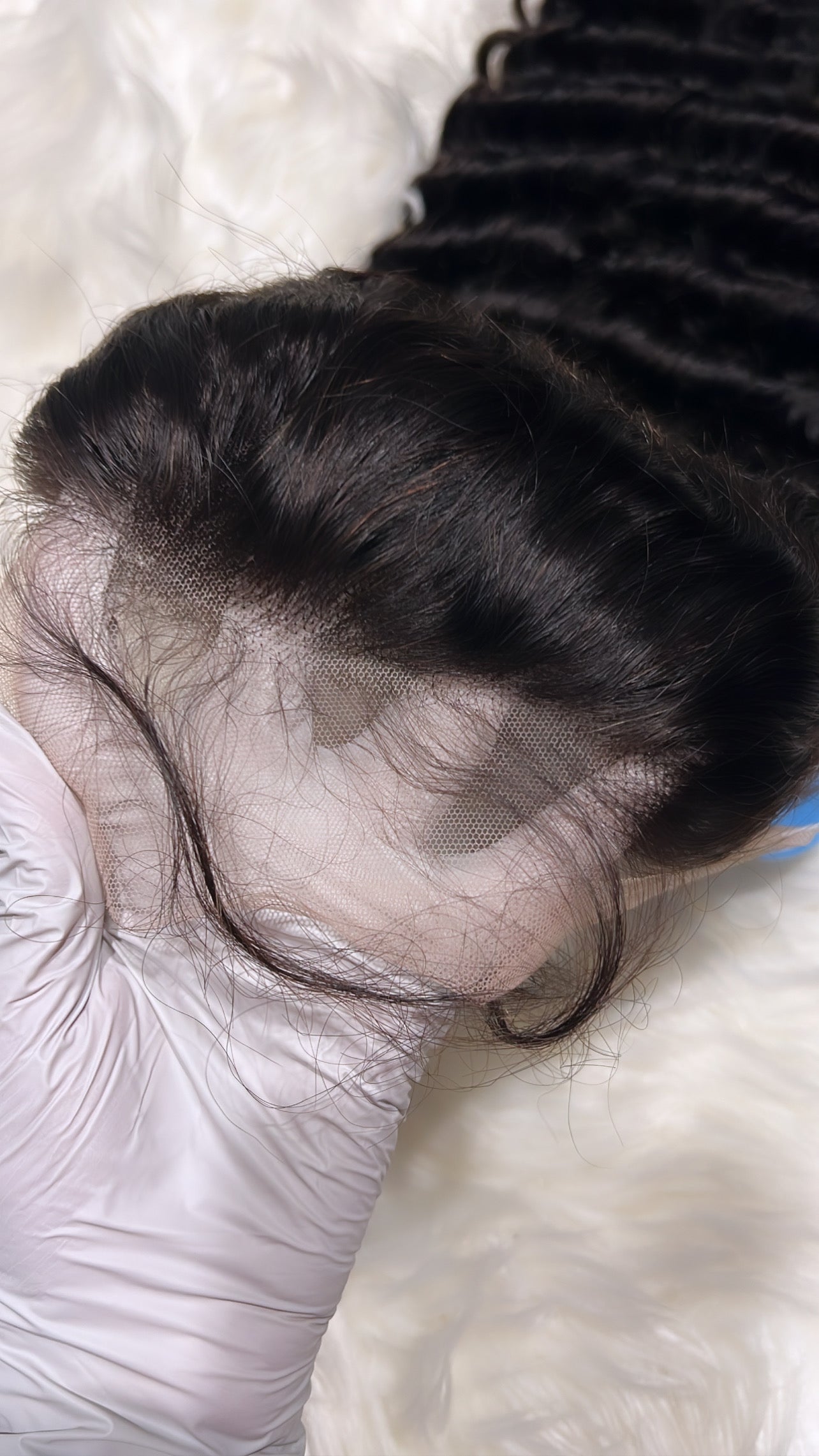 Hairs lace front wig -Deep wave 24" inch 180% density 13x4